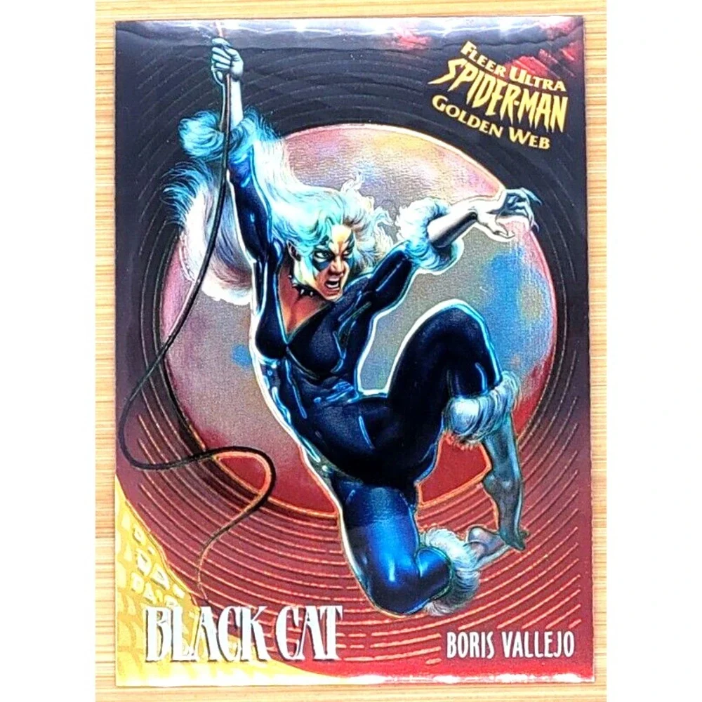 1995 FLEER ULTRA SPIDER-MAN‎ BLACK CAT GOLDEN WEB LIMITED EDITION 1 OF 9